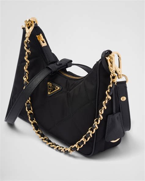 prada studded nylon bag|prada nylon bag re edition.